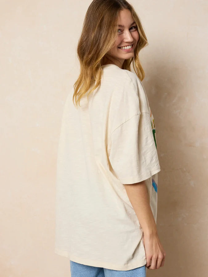Natural Life- Life Is A Canvas Cotton Tee-Hope Something Good Happens