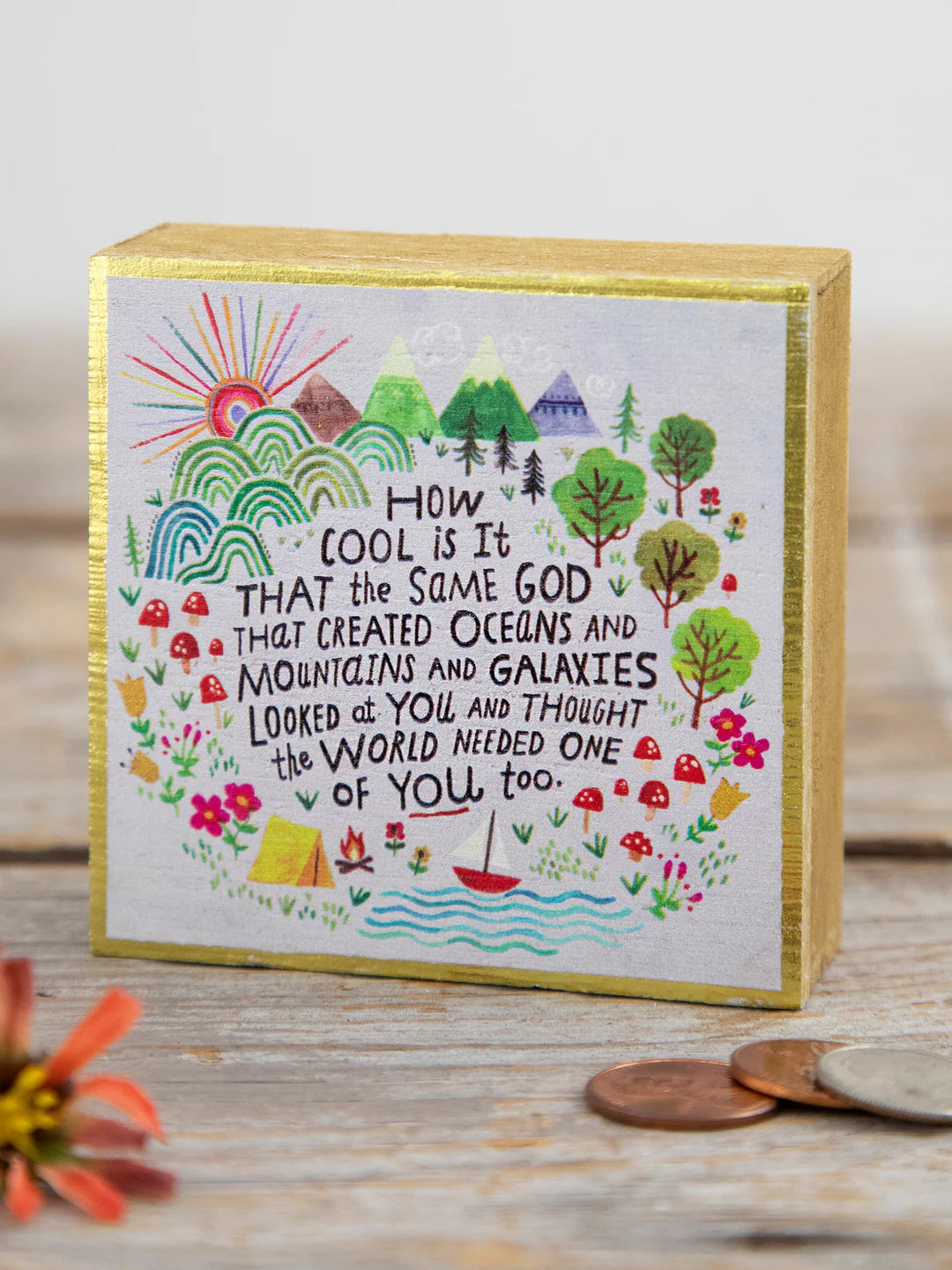 Natural Life Tiny Block Keepsake-How Cool Is It