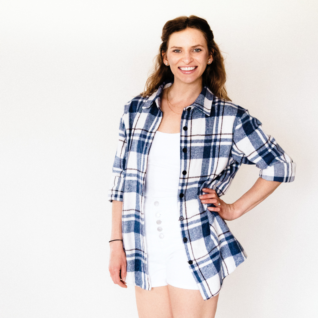 Navy Plaid Flannel - Adult