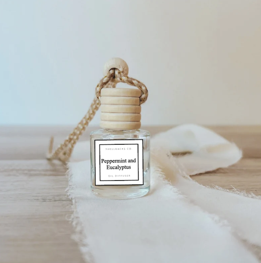 Peppermint & Eucalyptus Hanging Car Freshener Diffuser