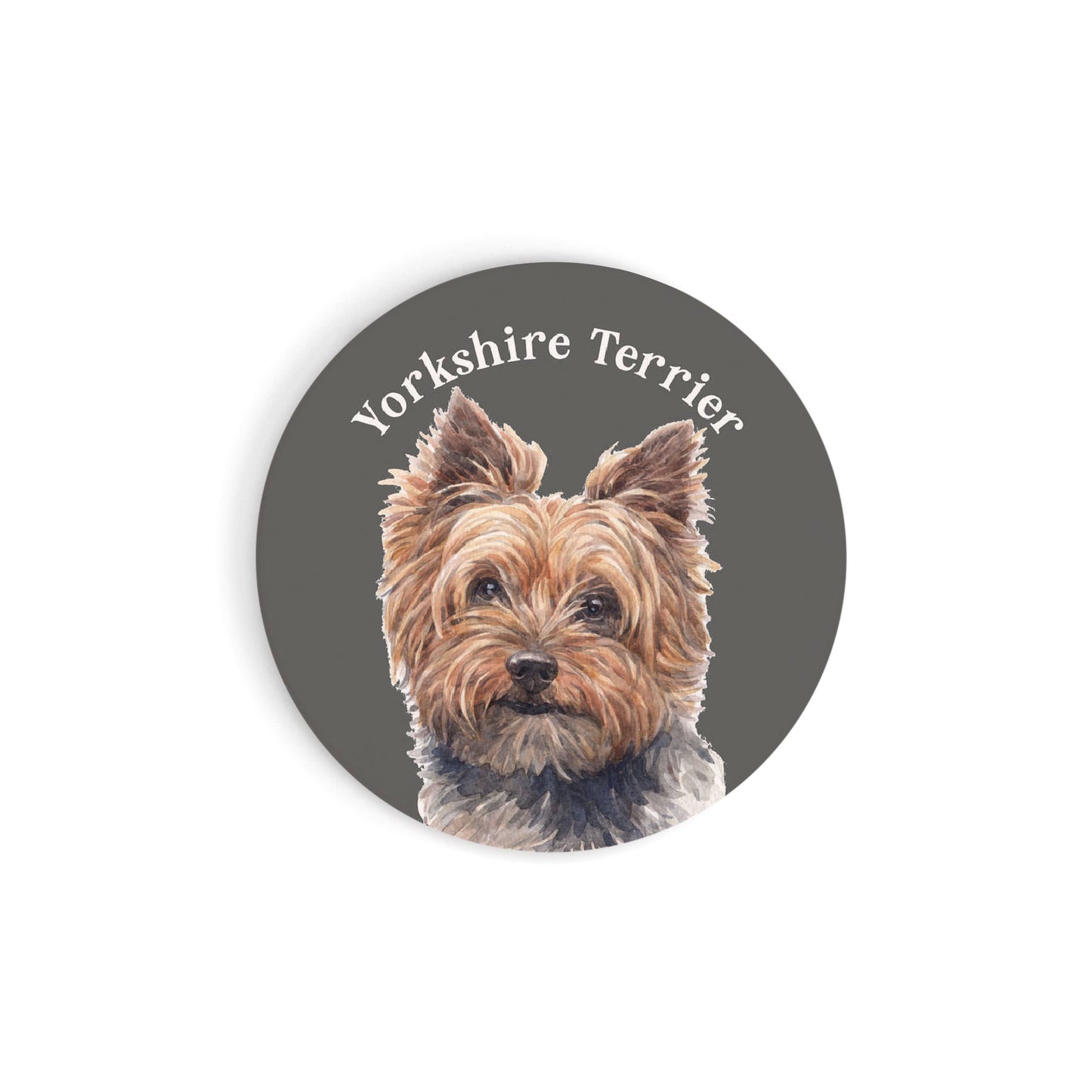 Ceramic Yorkshire Terrier Car Coaster