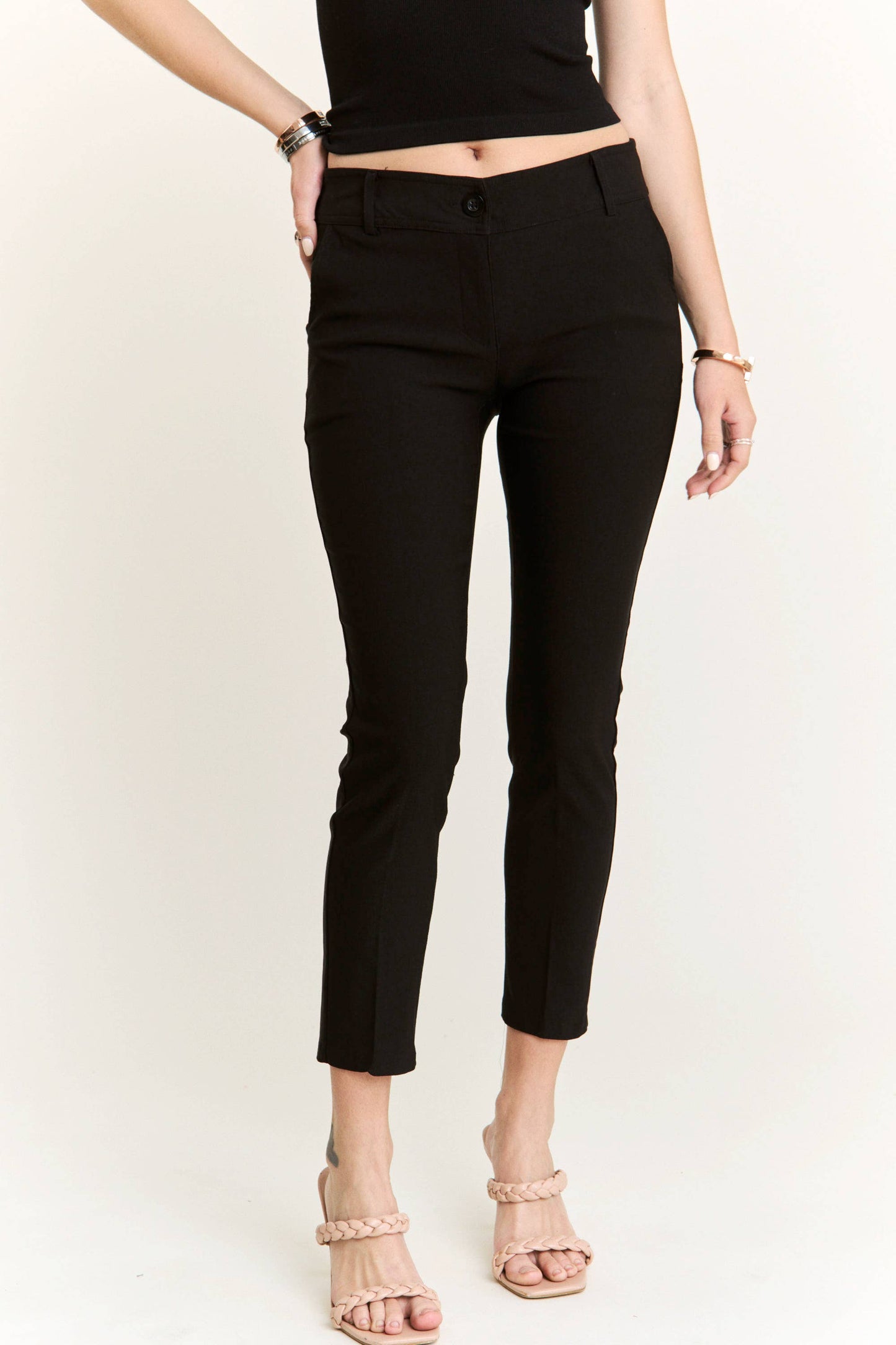 MILLENIUM STRETCH COMFORT SKINNY ANKLE PANTS