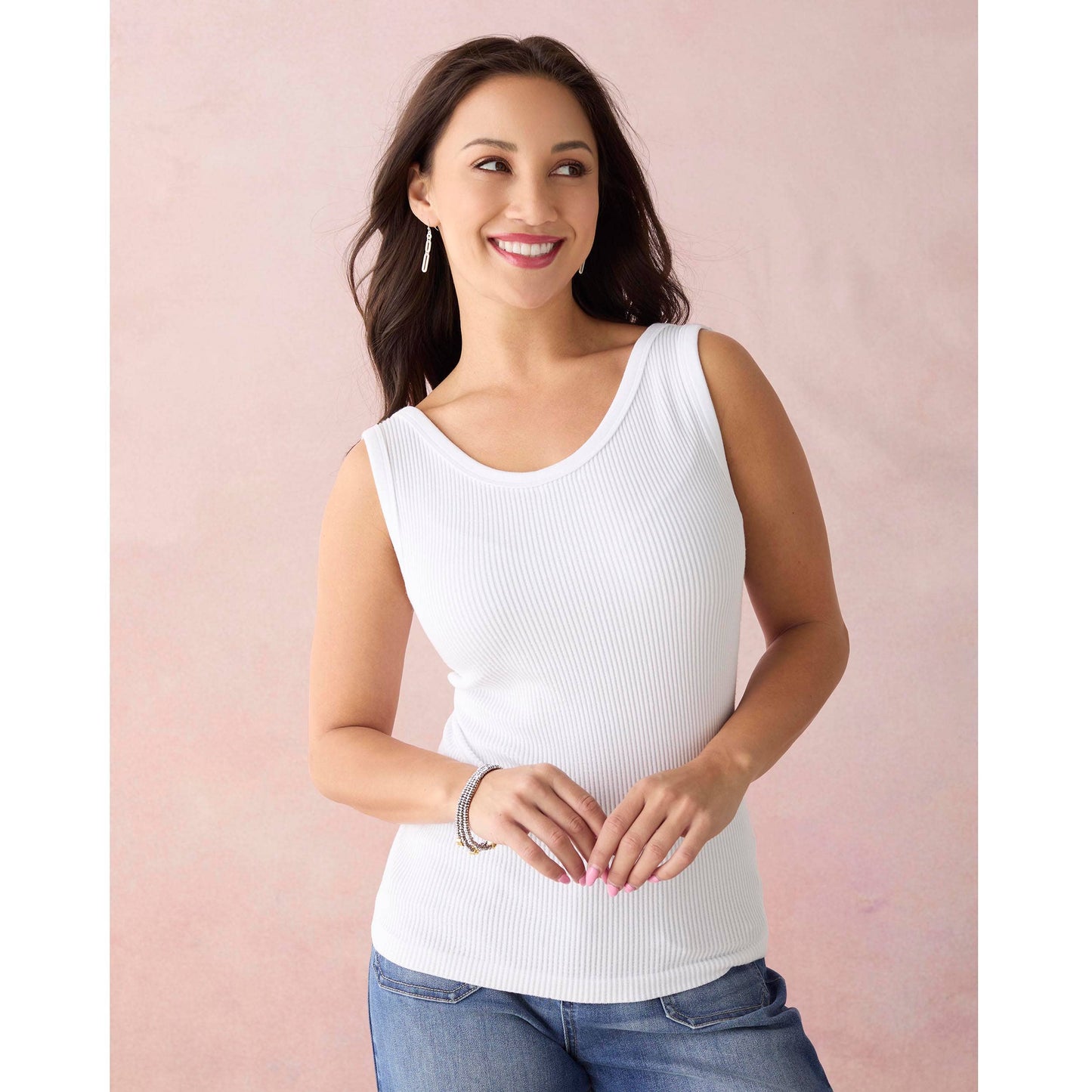 Ultra-Lush Reversible Seamless Ribbed Tank