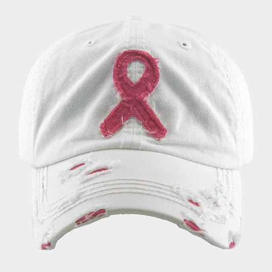 Pink Ribbon | Baseball Cap | Woman Baseball Hat