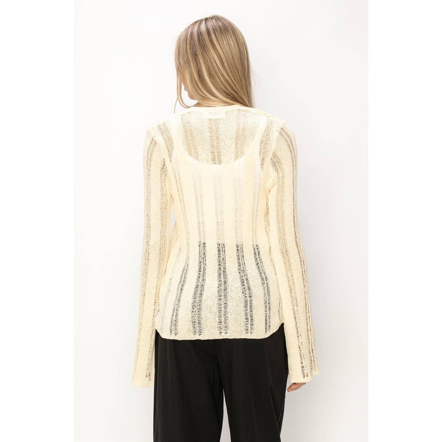 OPEN KNIT CARDIGAN