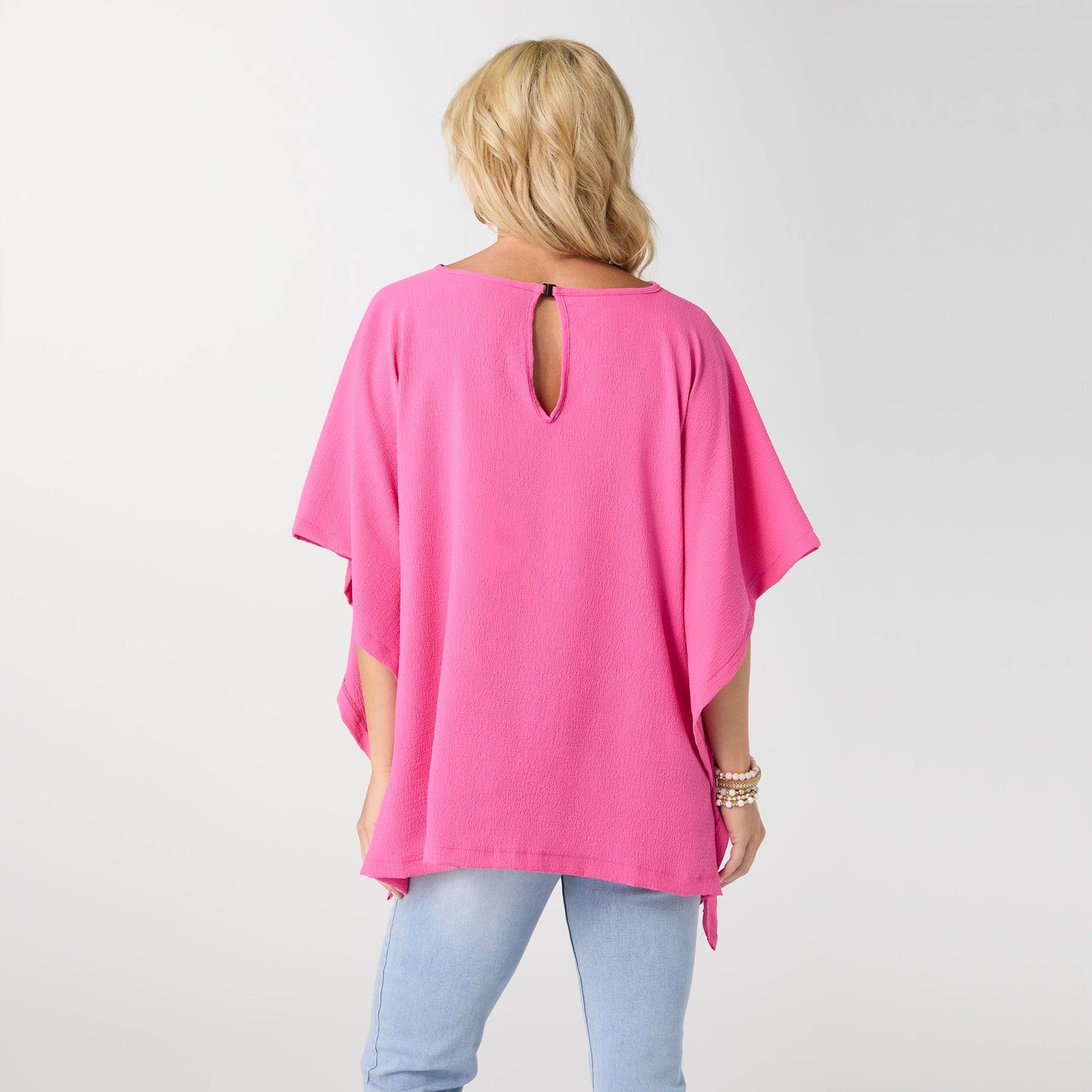 Gabriella Textured Poncho