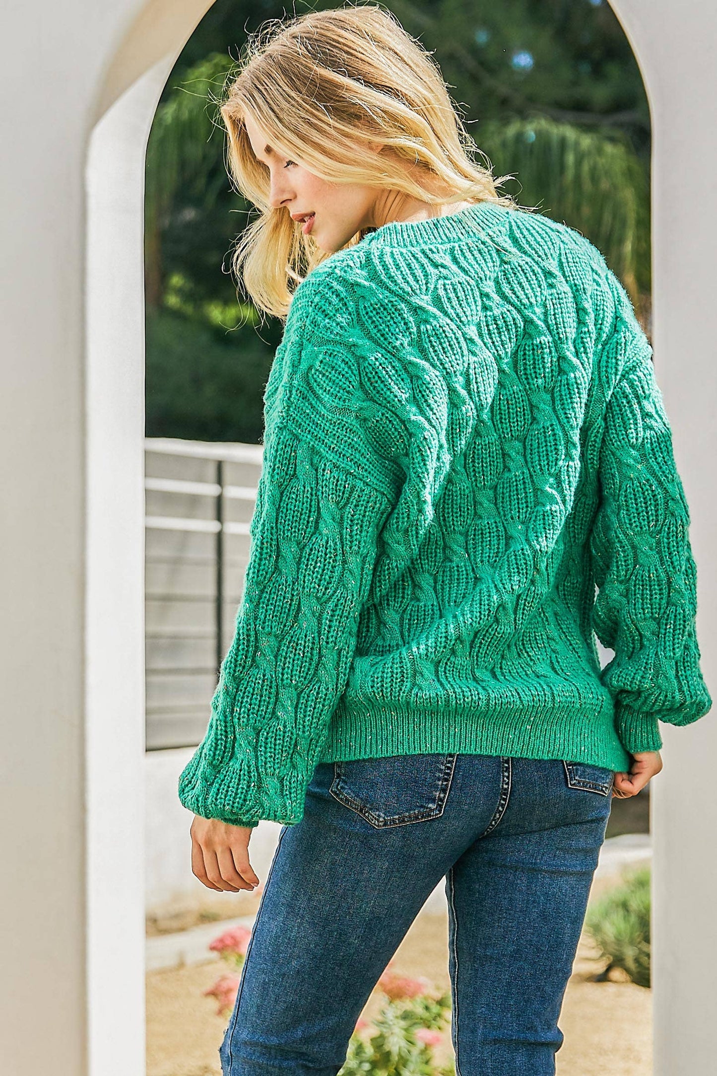 Green Pullover Sweater