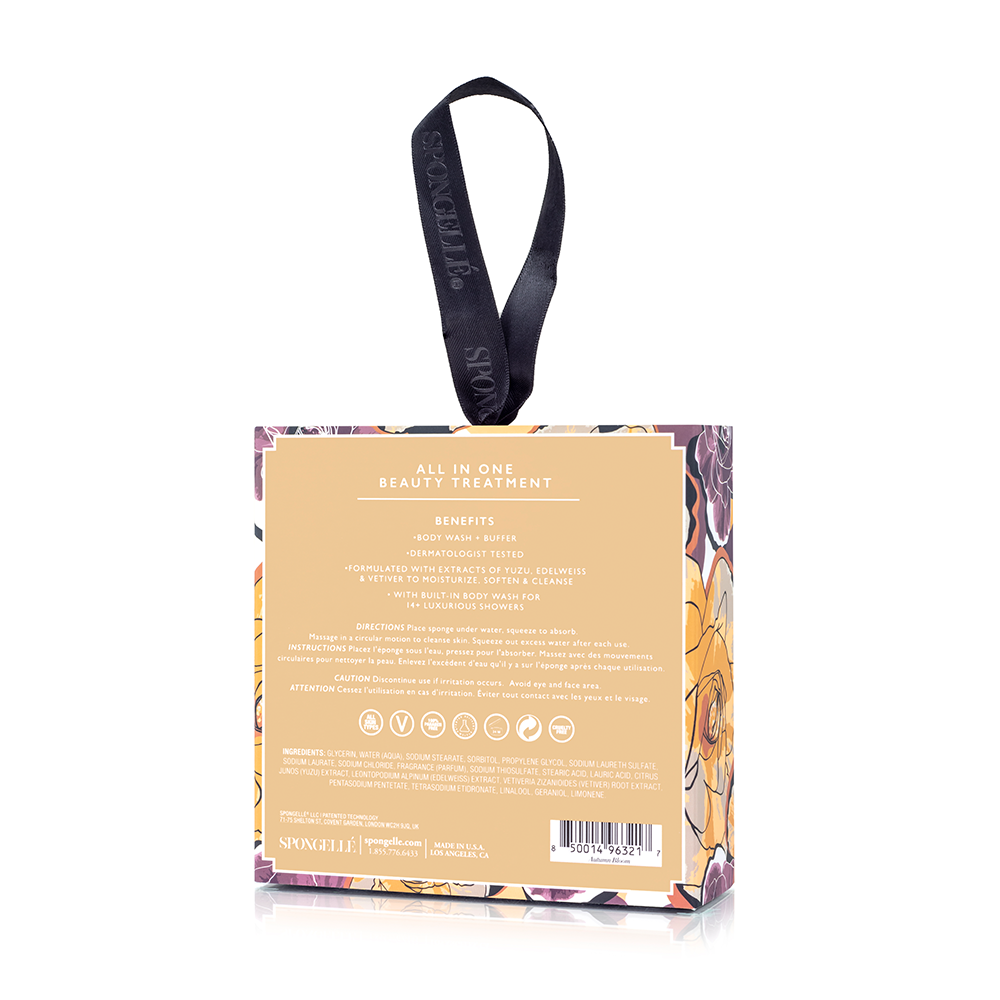 Autumn Bloom Boxed Flower Soap Sponge