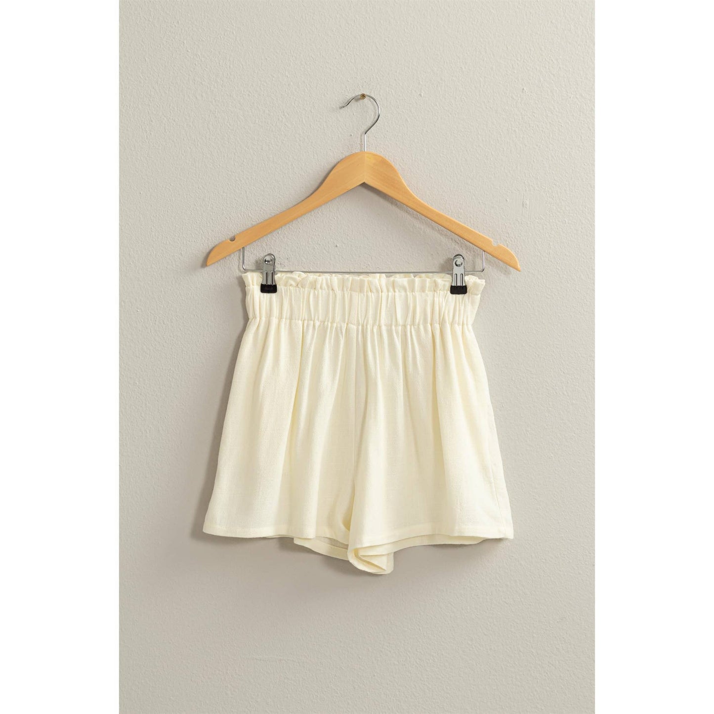 LINEN PAPERBAG SHORTS