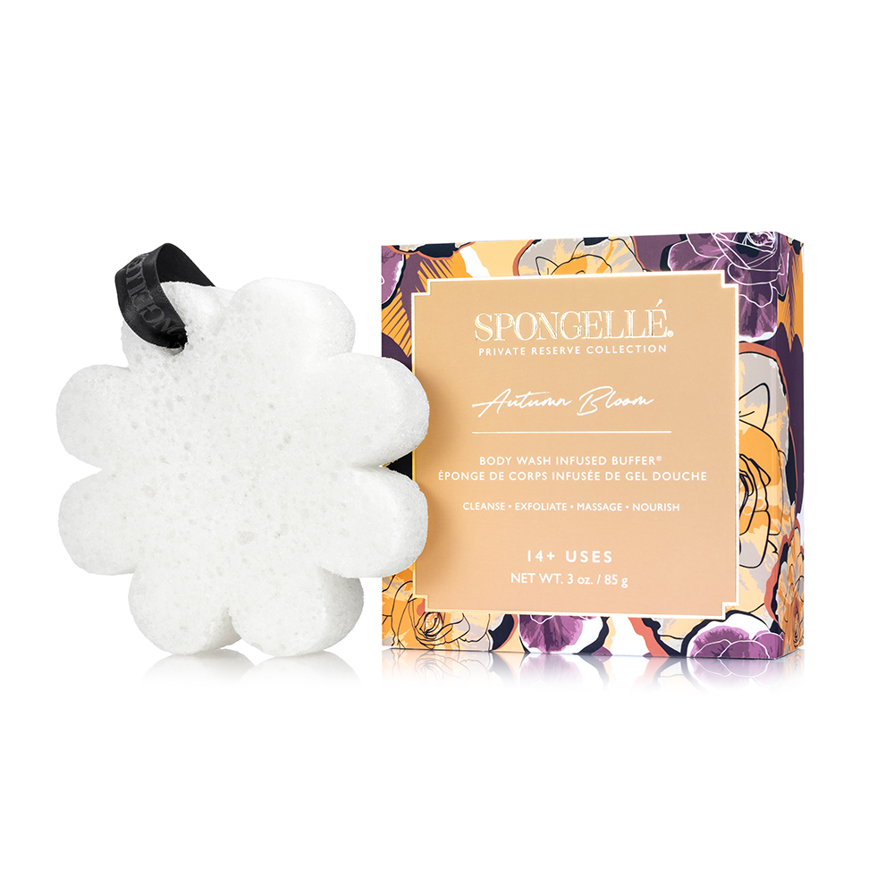 Autumn Bloom Boxed Flower Soap Sponge