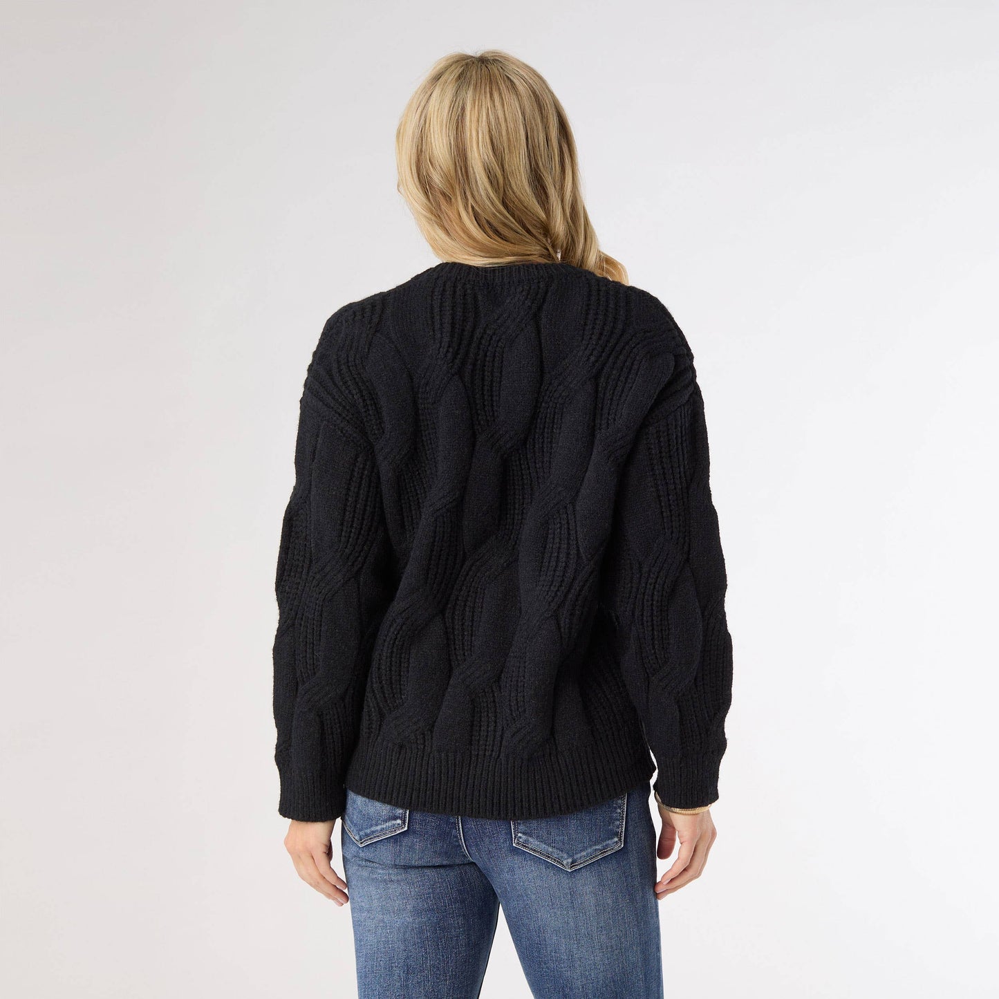 Sascha Chunky Cable Knit Sweater