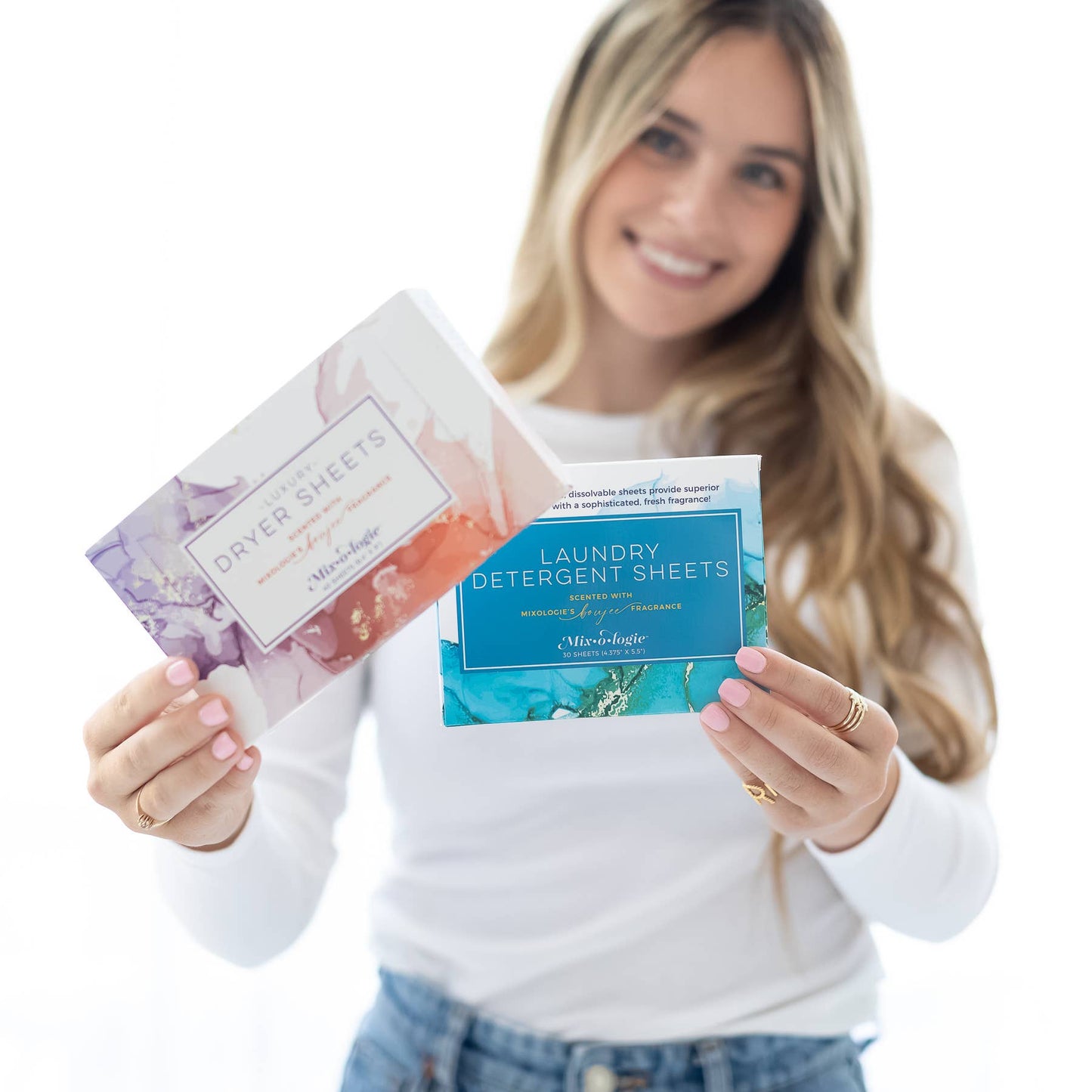 Boujee Fabric Softener Dryer Sheets by Mixologie