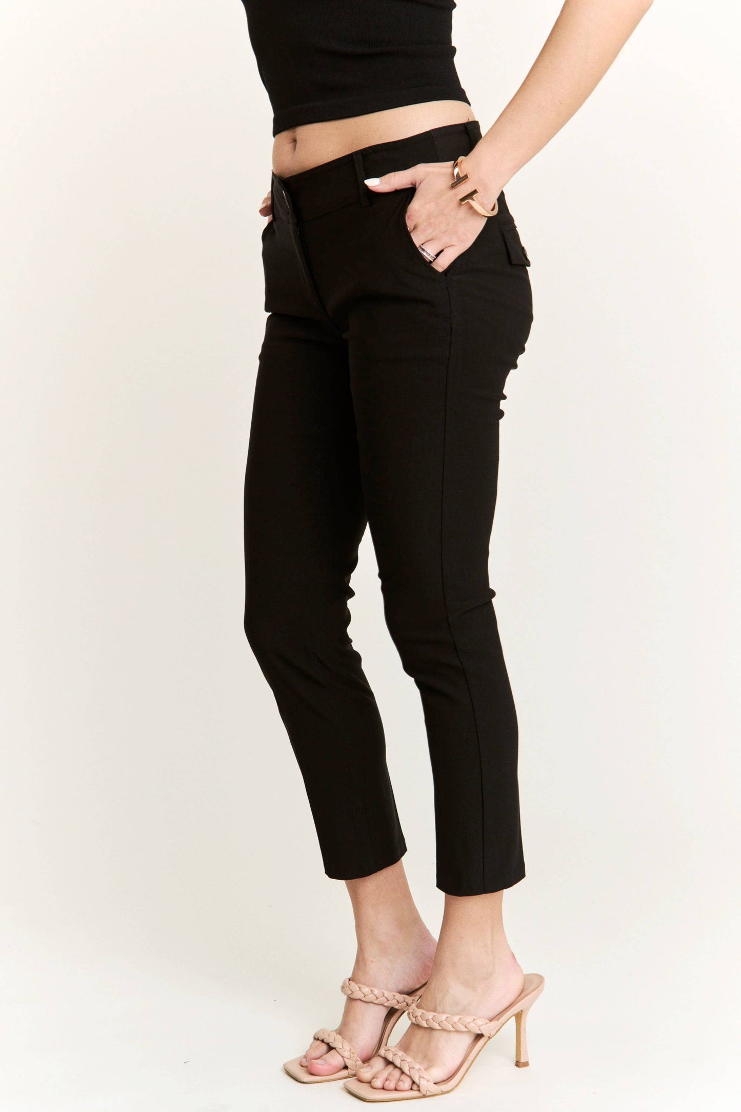 MILLENIUM STRETCH COMFORT SKINNY ANKLE PANTS