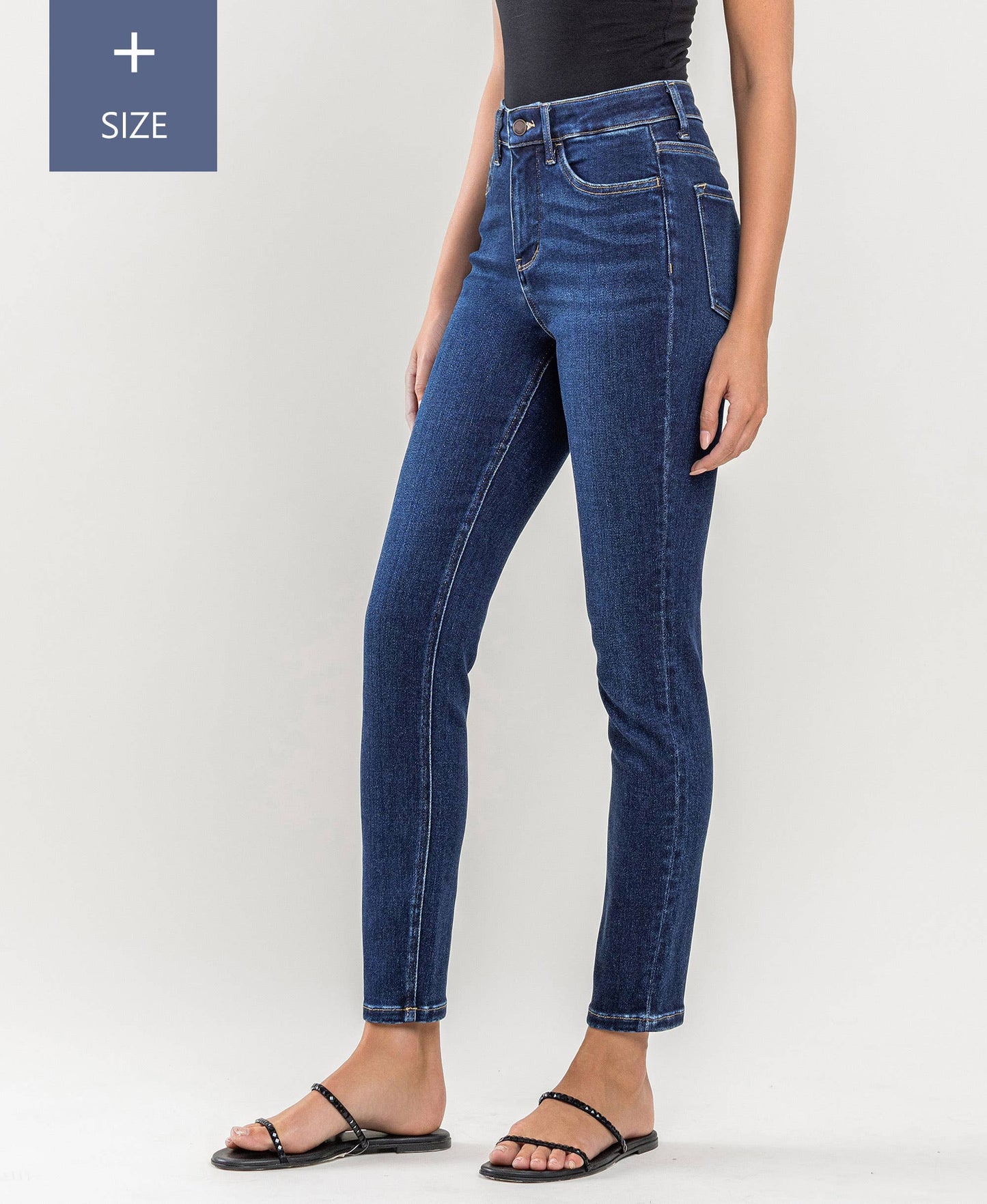 LOVERVET PLUS SIZE TUMMY CONTROL HIGH RISE ANKLE SKINNY