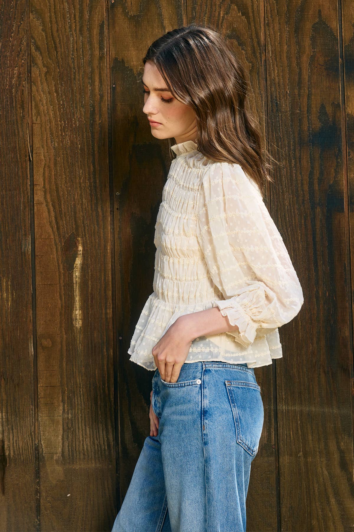 Romantic Smocking Blouse