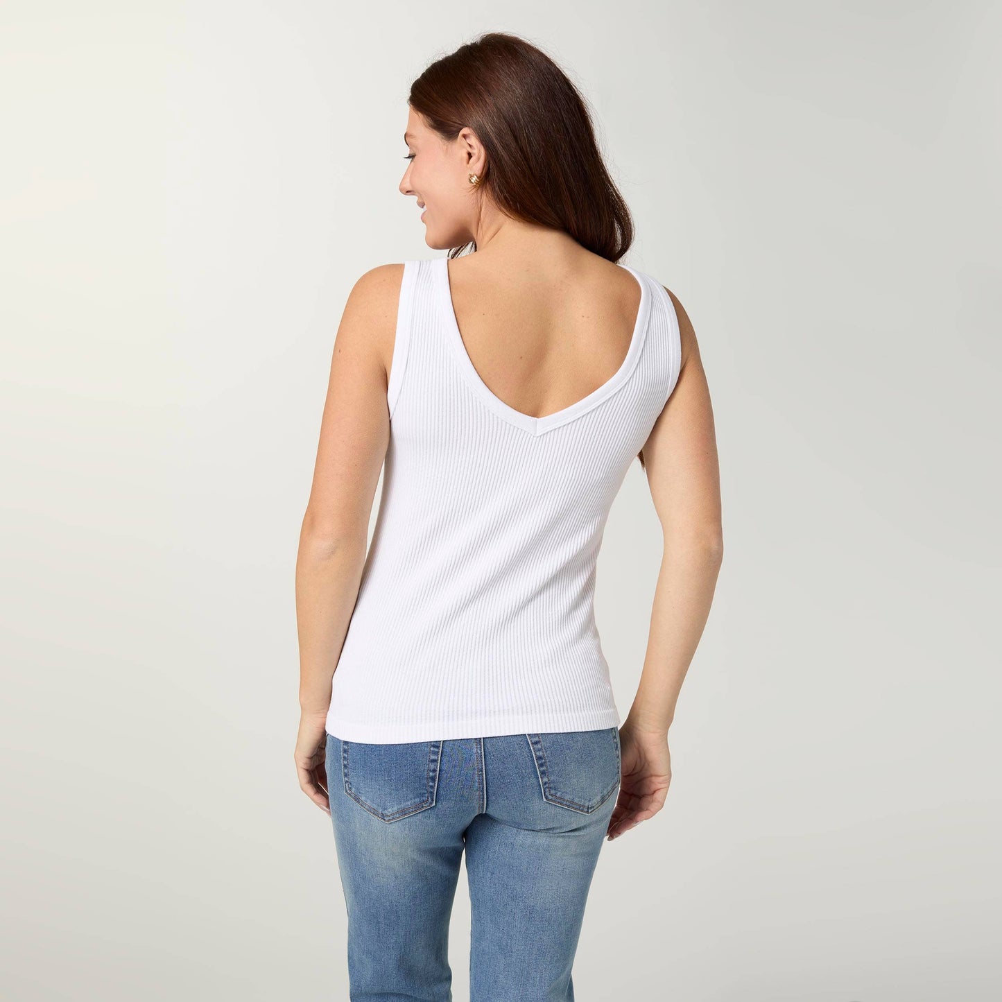 Ultra-Lush Reversible Seamless Ribbed Tank
