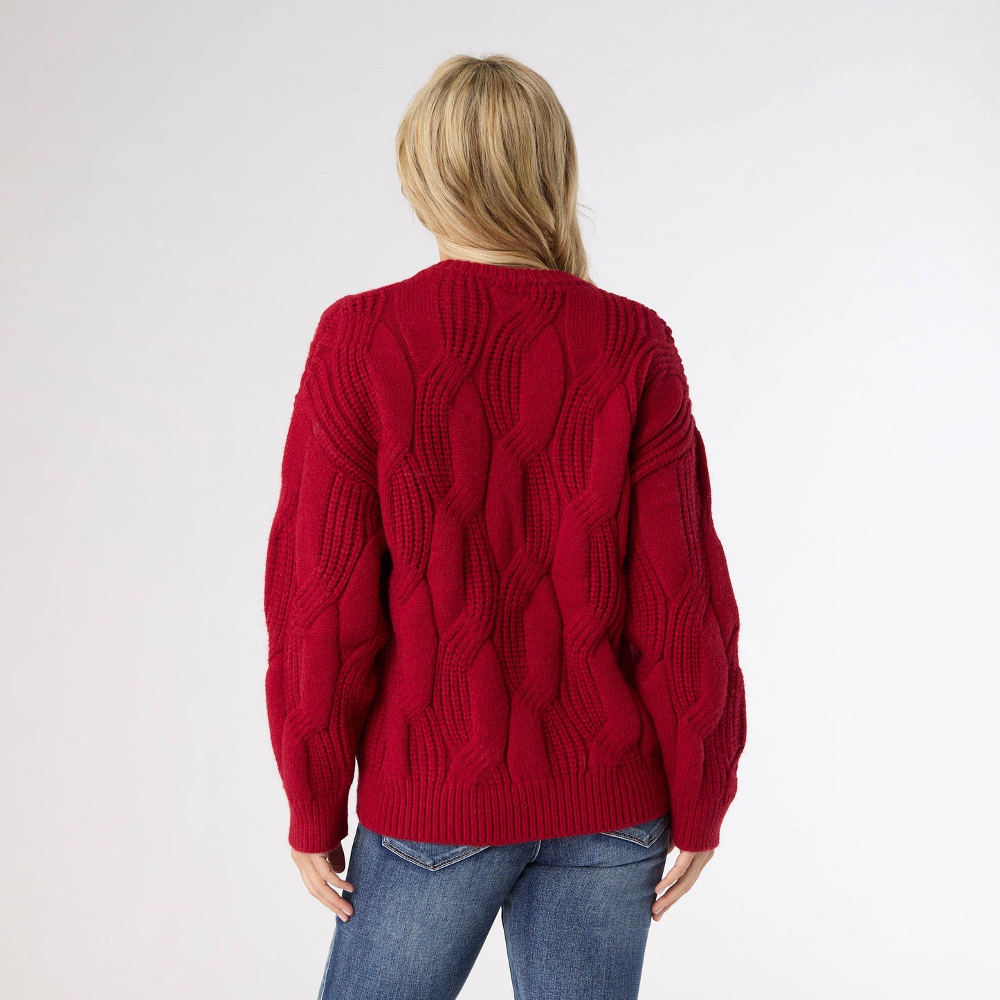 Sascha Chunky Cable Knit Sweater