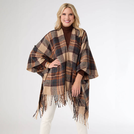 Fano Plaid Wrap