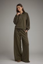 Entro Stand Collar Half-Zip Top
