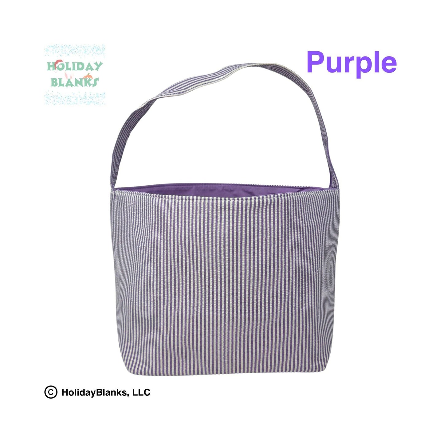 Easter Seersucker Basket