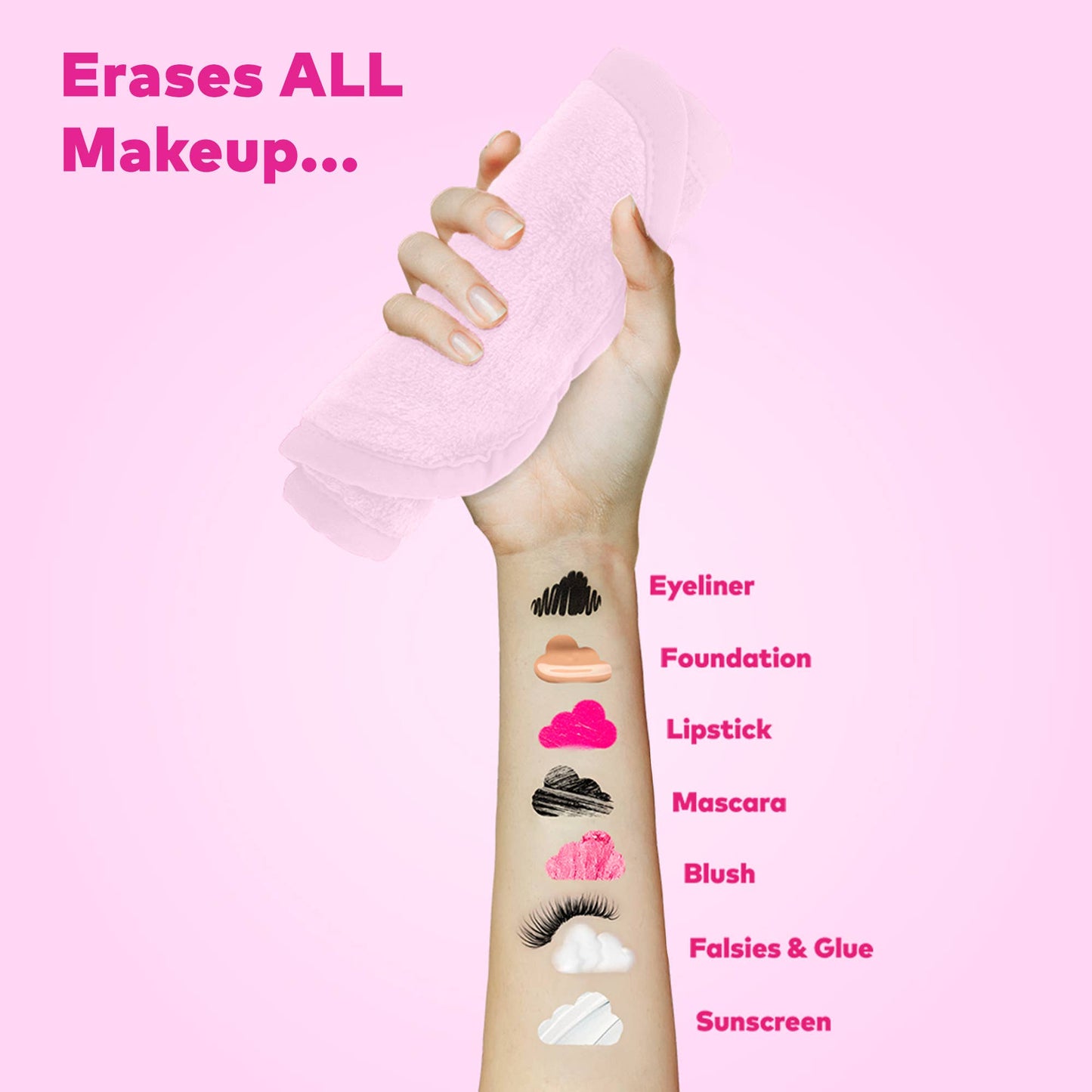 Silver Infused Mini PRO Make-up Eraser for Acne Prone Skin