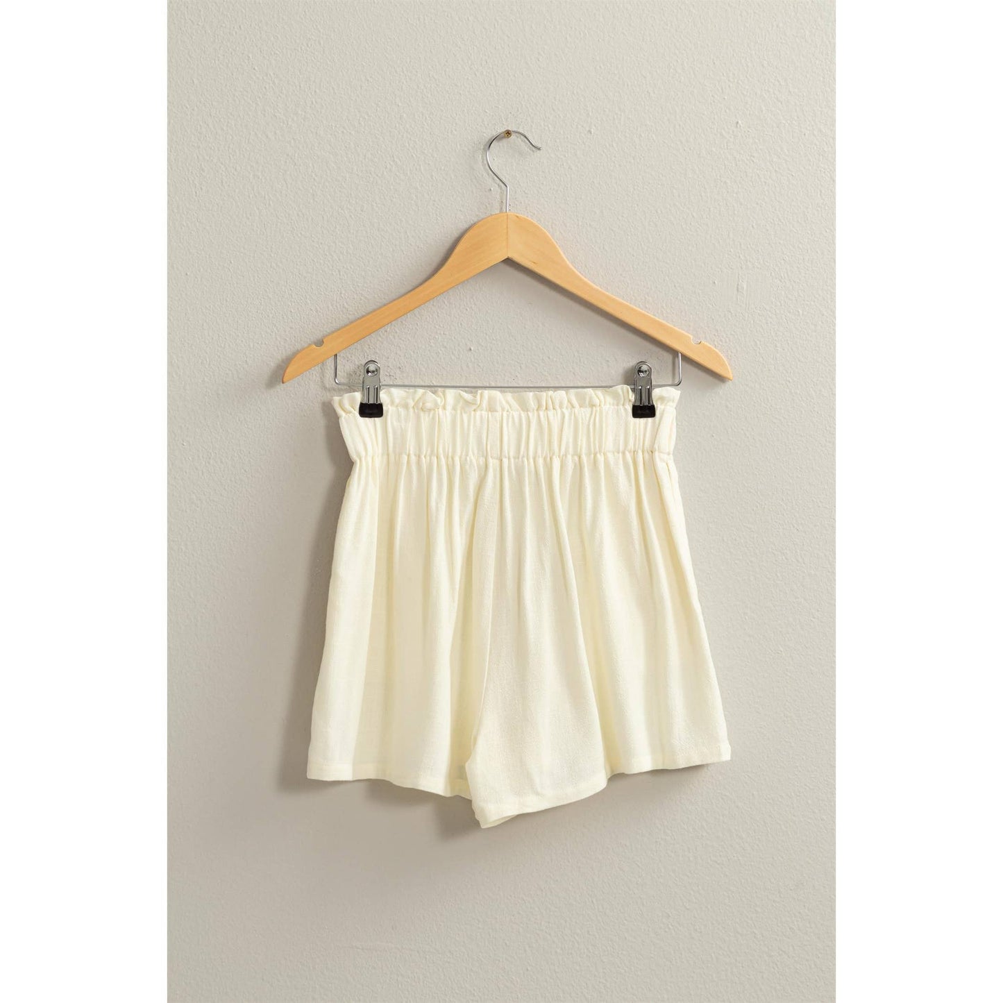 LINEN PAPERBAG SHORTS