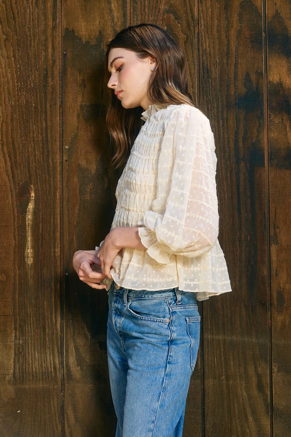 Romantic Smocking Blouse